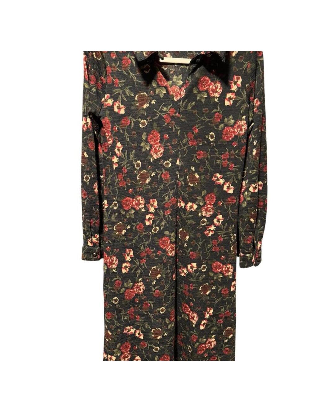 Women's Black and Multi Dress